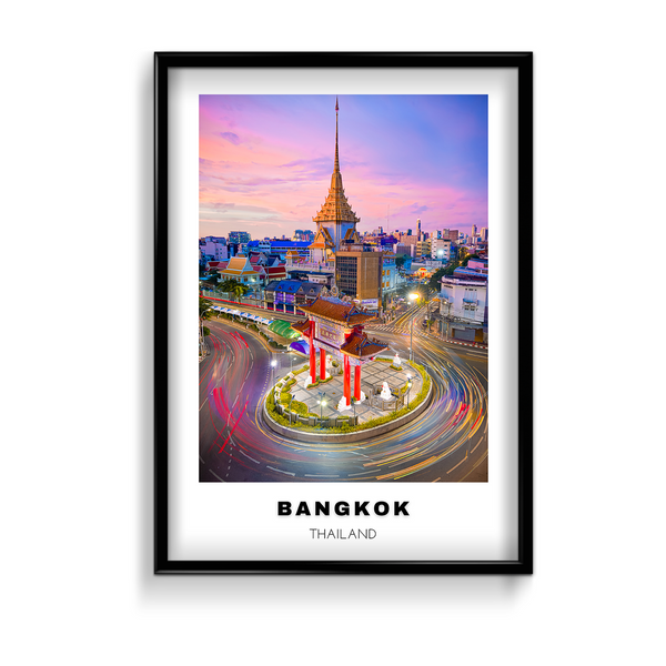 Bangkok Colored City Art - The Mortal Soul