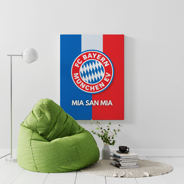 Bayern Munich - Mia San Mia Premium Wall Art - The Mortal Soul