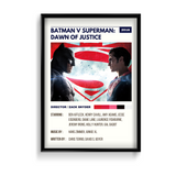 Batman Vs Superman Dawn of Justice Retro Wall Art