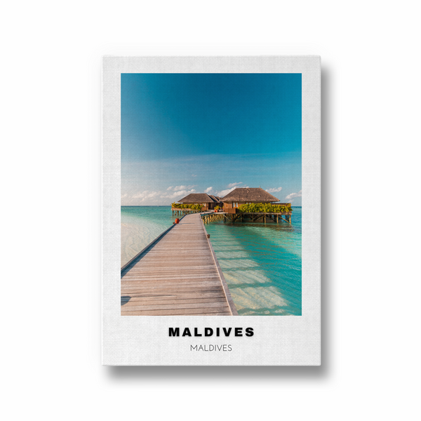 Maldives Colored City Art - The Mortal Soul