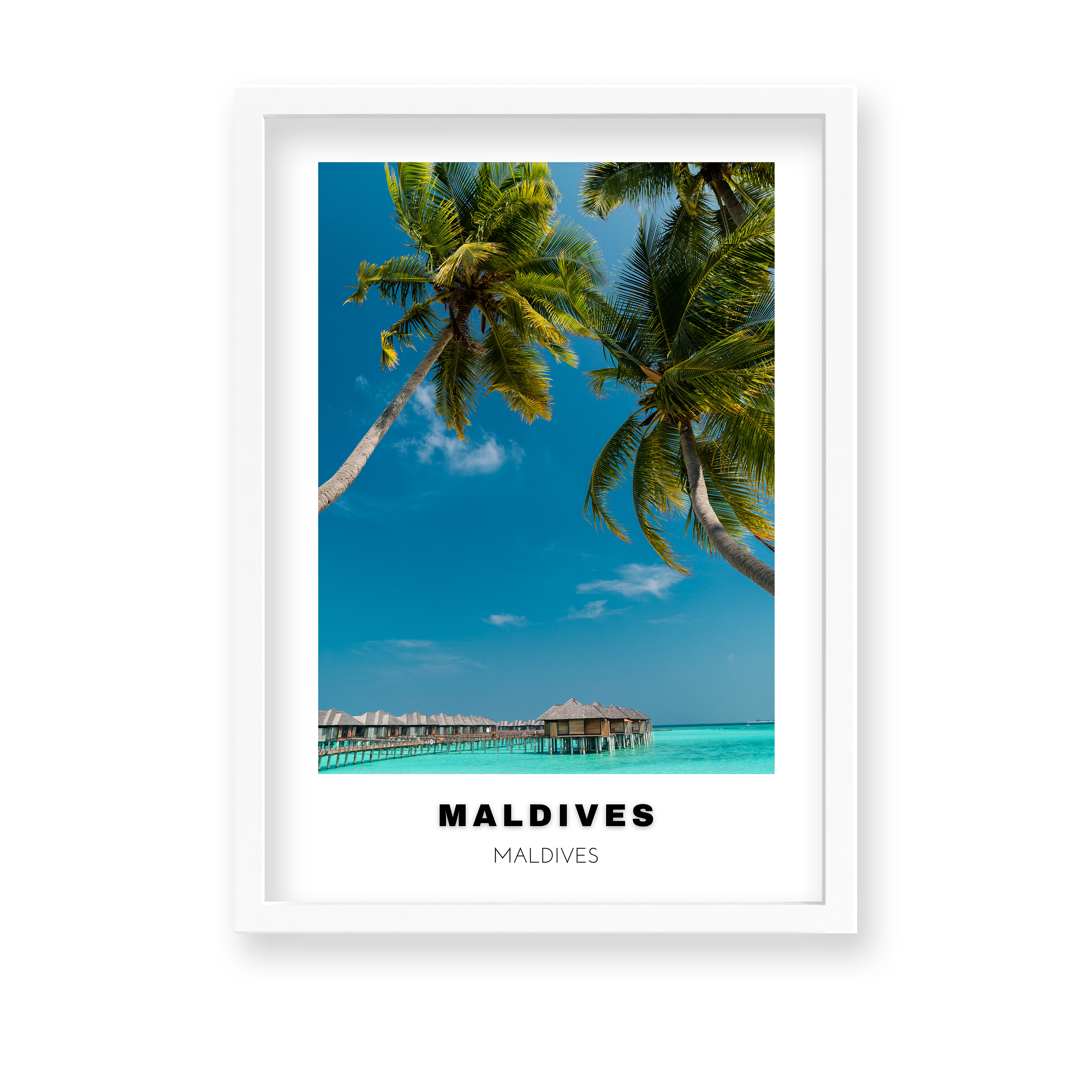 Maldives Colored City Art - The Mortal Soul