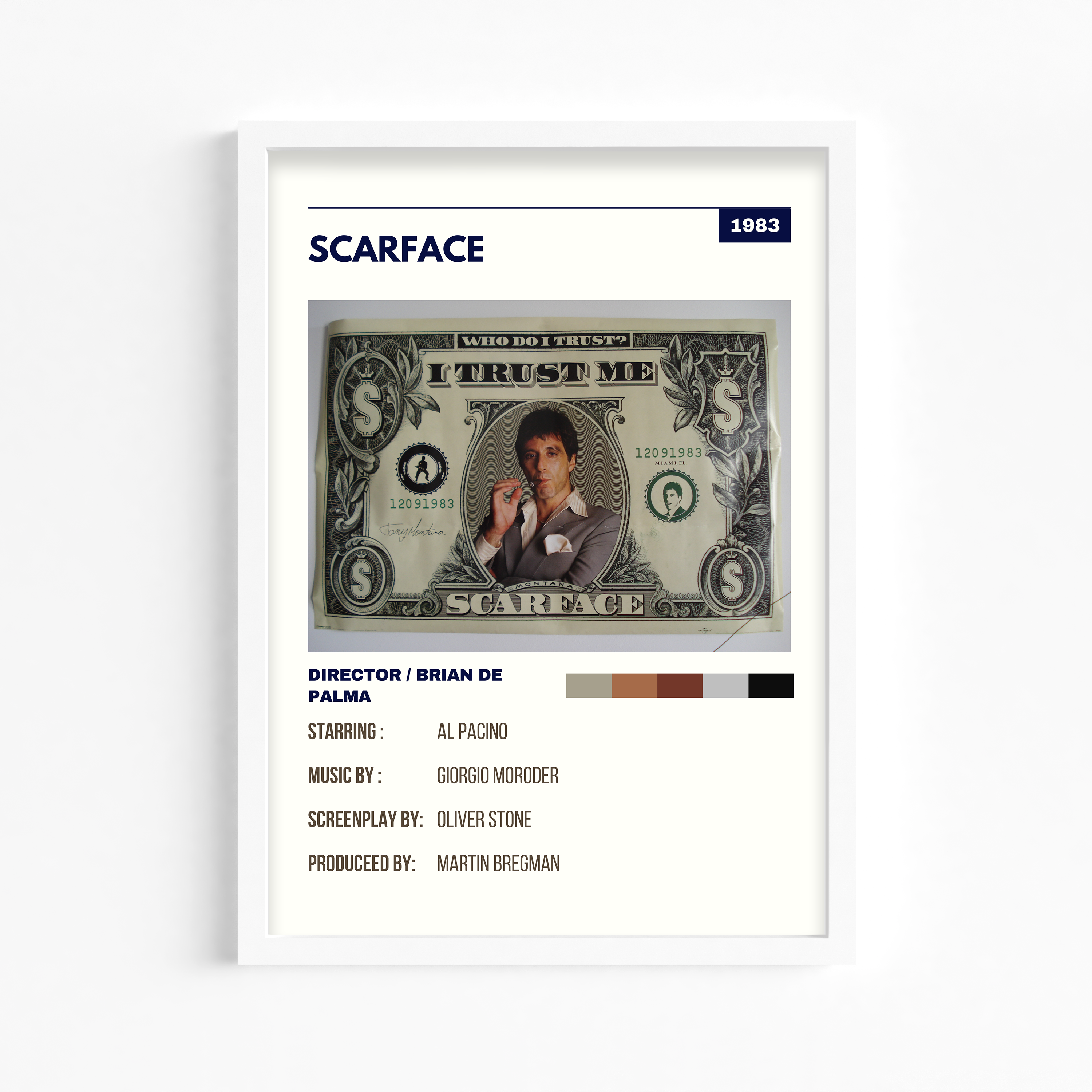 Scarface Retro Wall Art