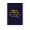 Some people are like clouds, when they disappear its a beautiful day Quote Wall Art - The Mortal Soul