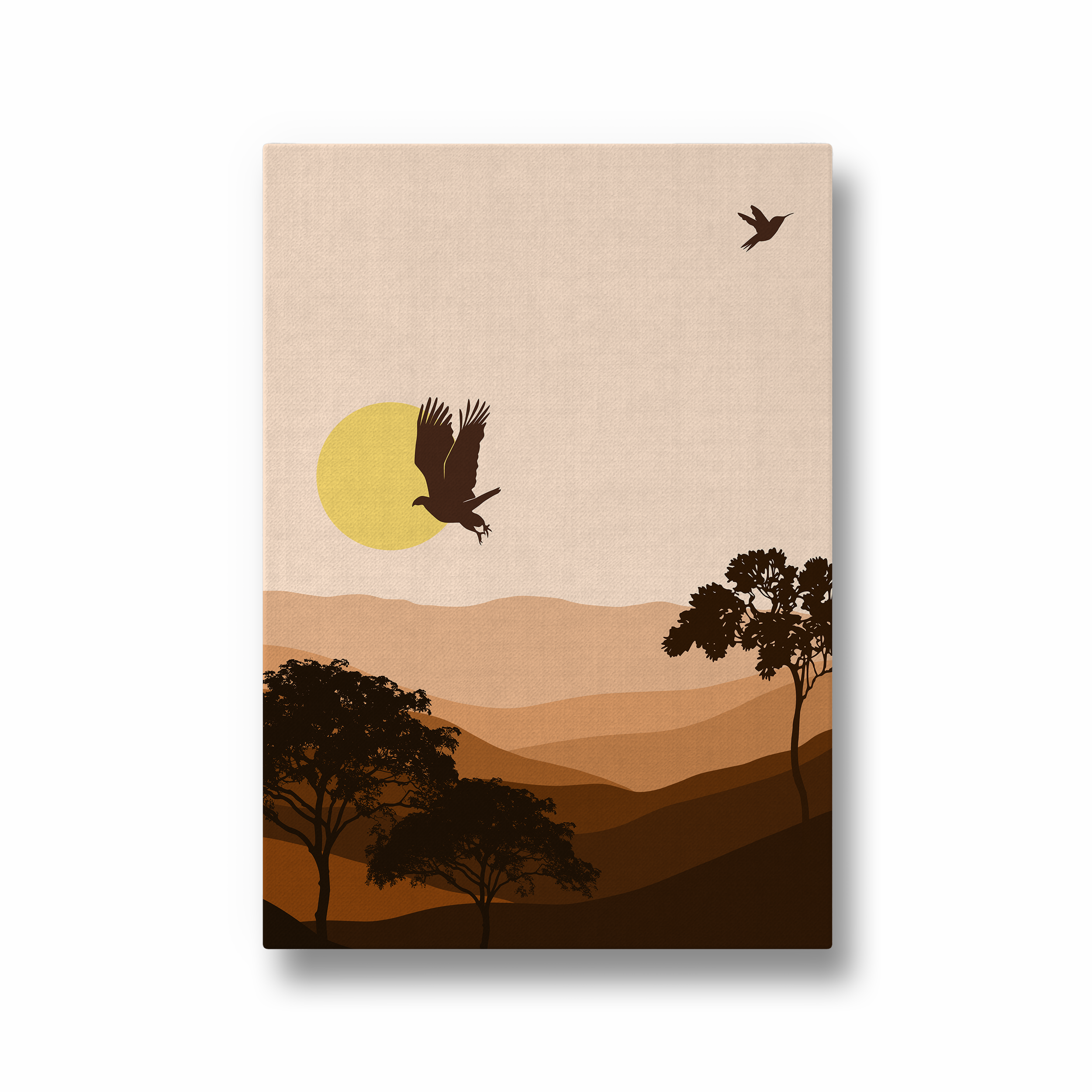 Divine Afternoon Landscape Modern Wall Art - The Mortal Soul