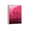 Purple Night Landscape Modern Wall Art - The Mortal Soul