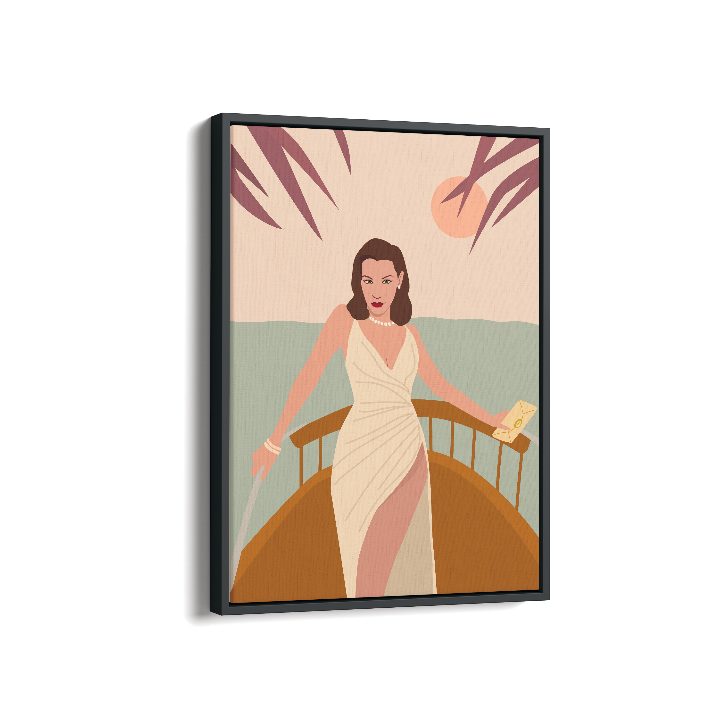 Fiery - Modern Fashion Wall Art - The Mortal Soul