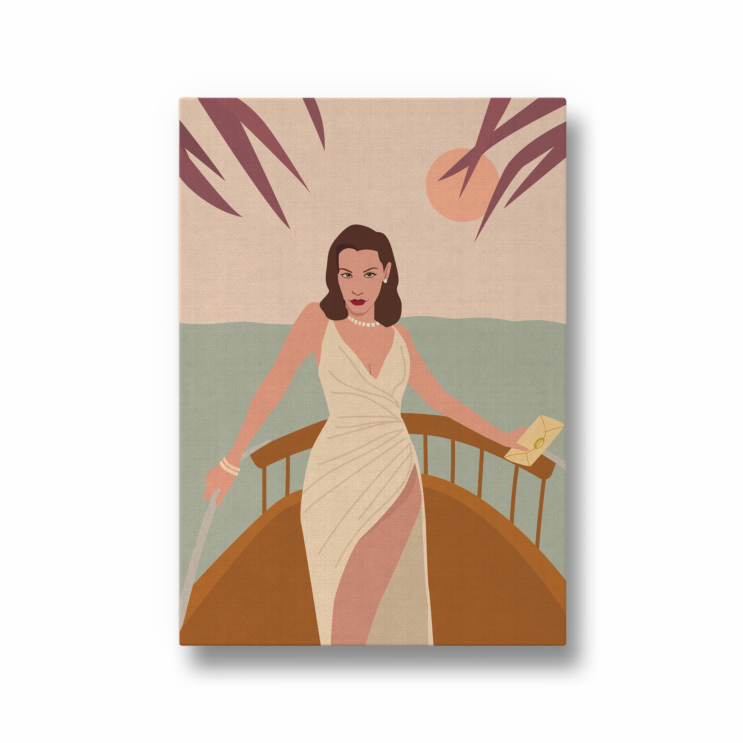 Fiery - Modern Fashion Wall Art - The Mortal Soul