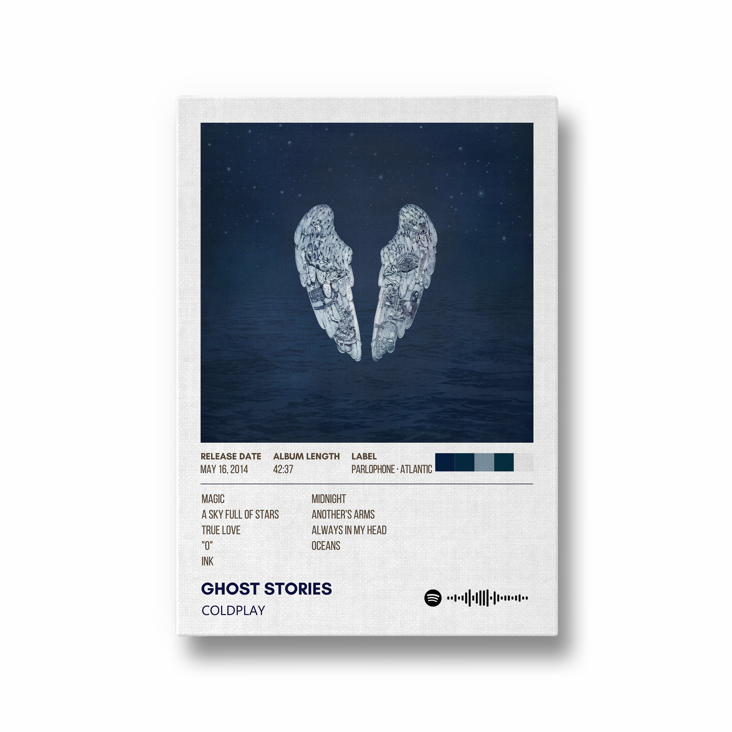 Ghost Stories Coldplay Album Poster