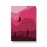 Purple Night Landscape Modern Wall Art - The Mortal Soul