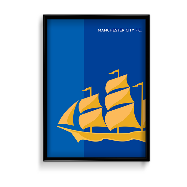 Manchester City F.C. Ship Premium Wall Art - The Mortal Soul