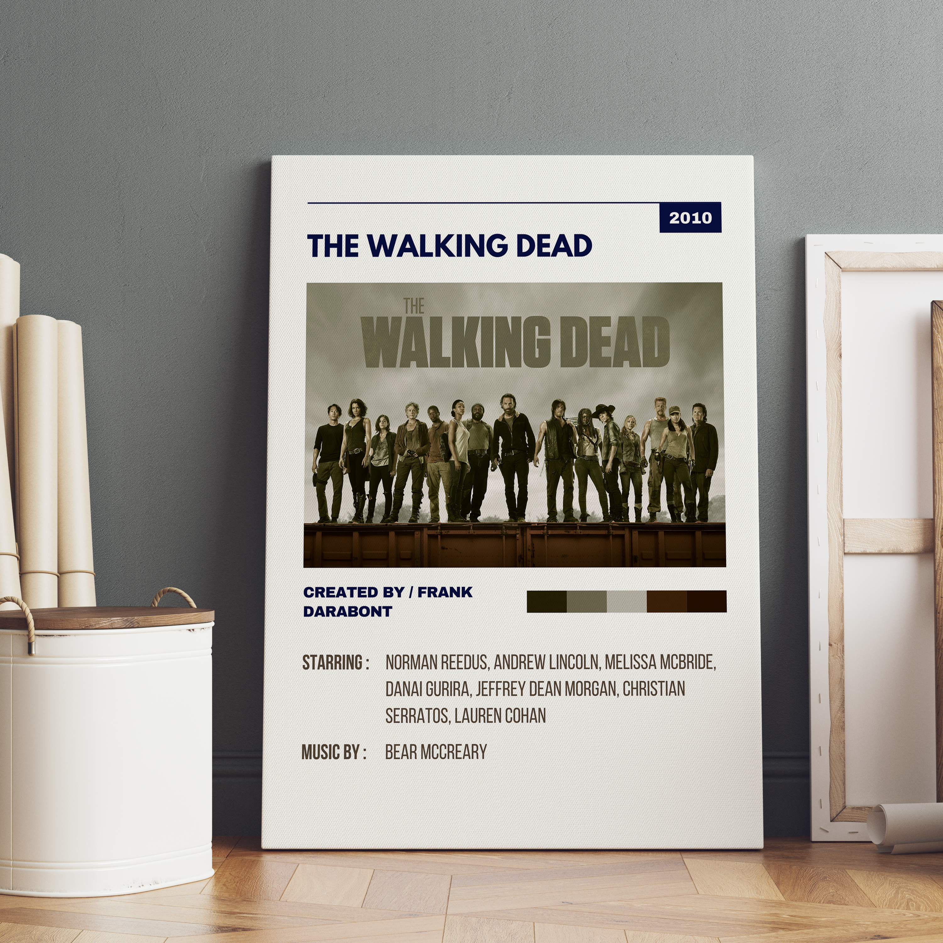 The Walking Dead Retro Wall Art - The Mortal Soul