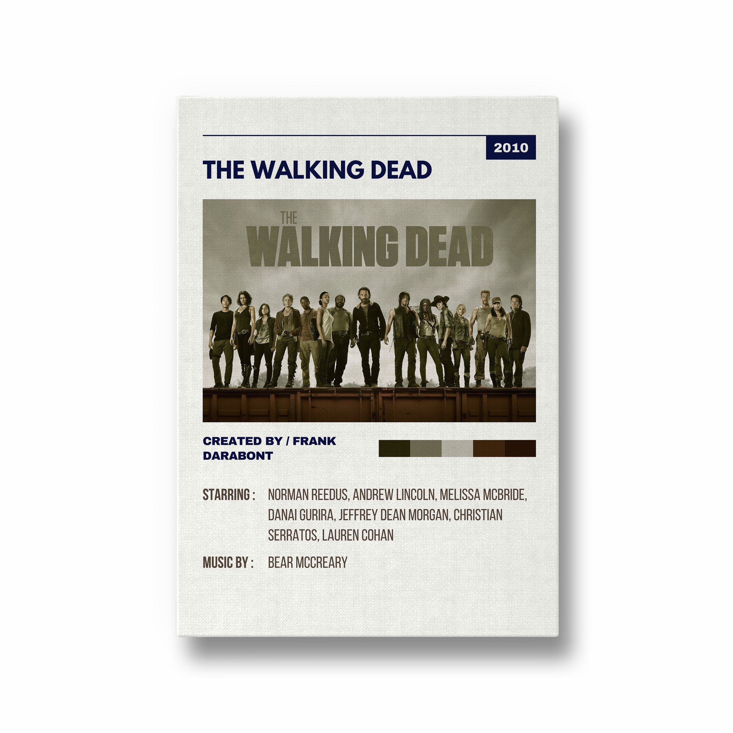 The Walking Dead Retro Wall Art - The Mortal Soul