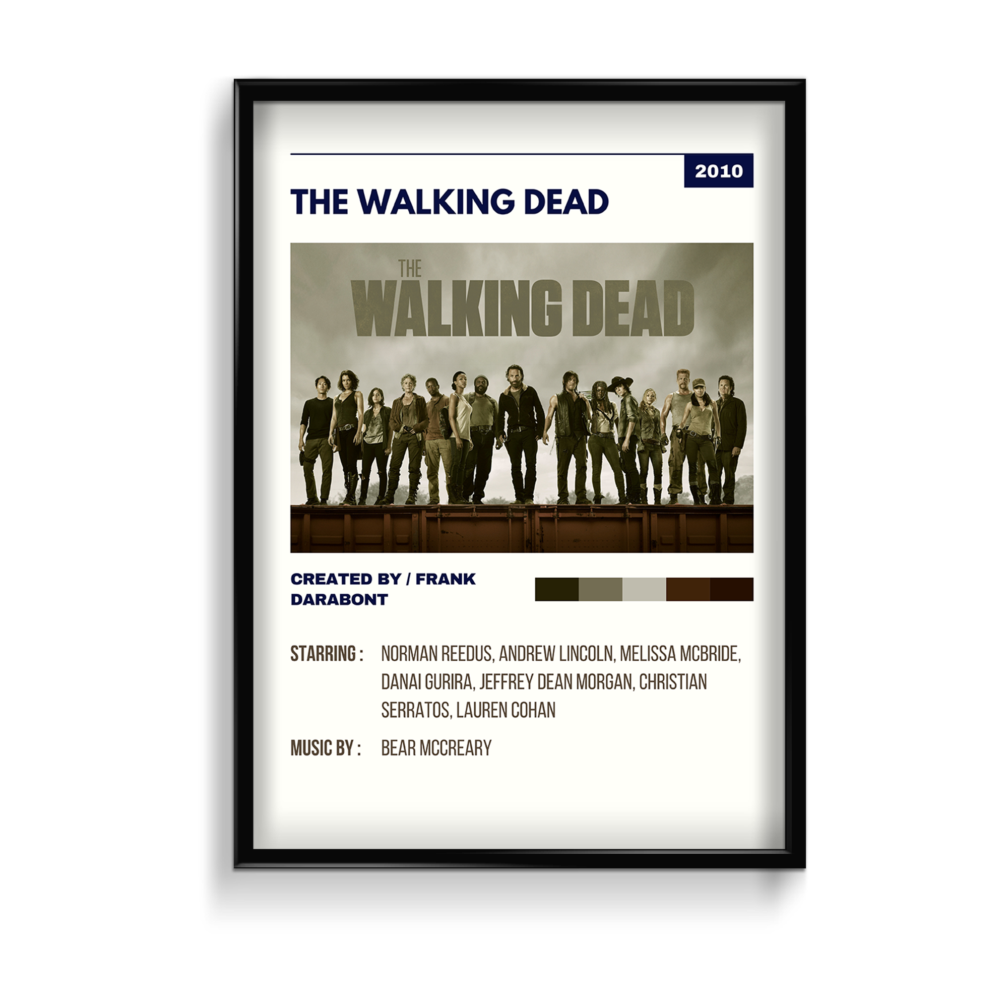 The Walking Dead Retro Wall Art - The Mortal Soul