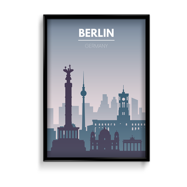Berlin Minimal Wall Art - The Mortal Soul