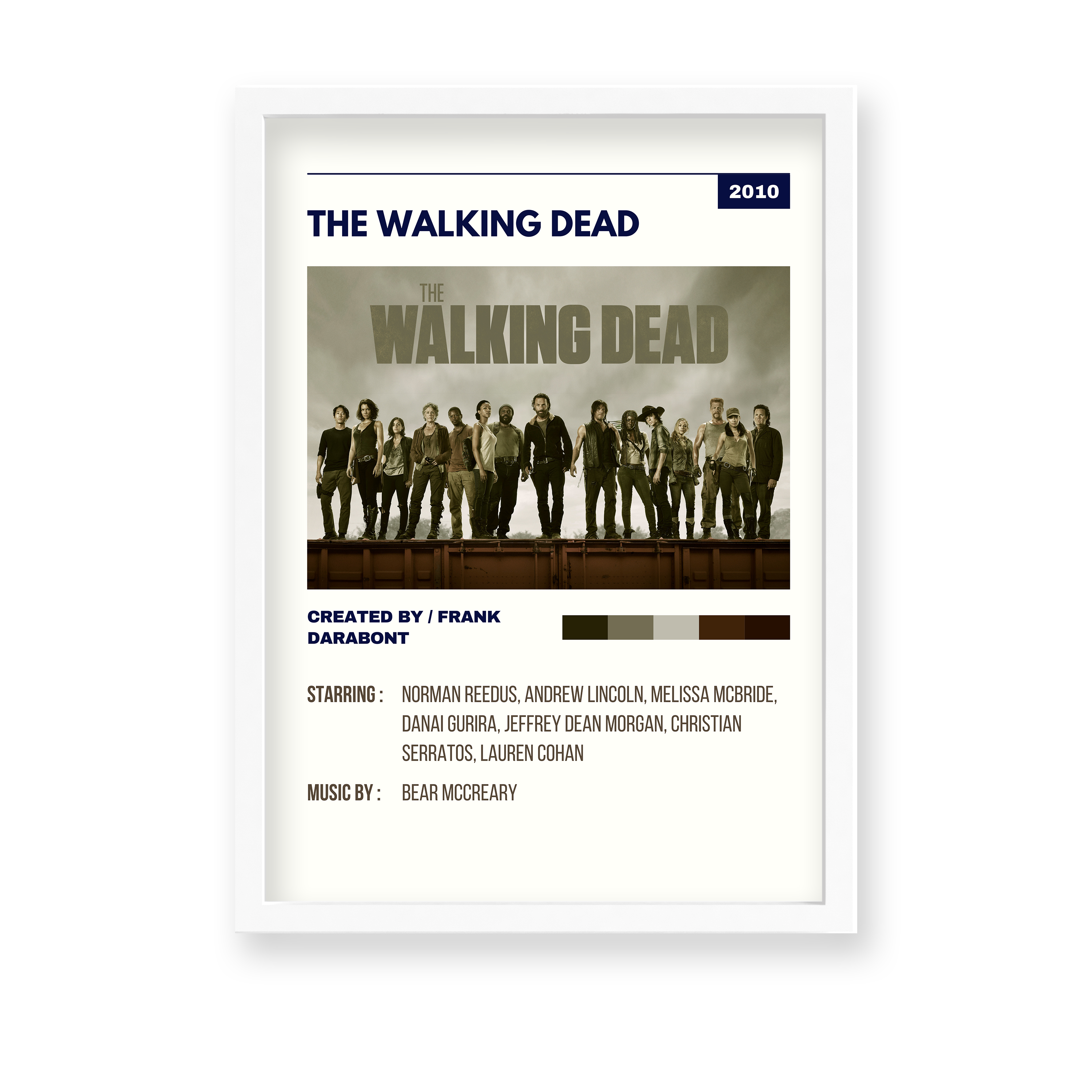 The Walking Dead Retro Wall Art - The Mortal Soul