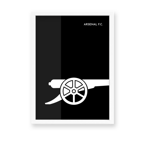 Arsenal F.C. Cannon Dark Premium Wall Art - The Mortal Soul