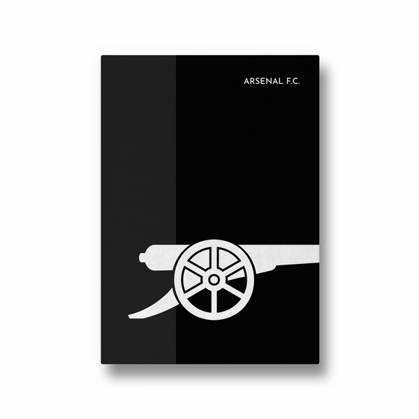 Arsenal F.C. Cannon Dark Premium Wall Art - The Mortal Soul
