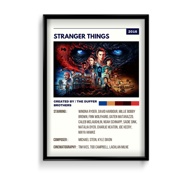 Stranger Things Retro Wall Art - The Mortal Soul