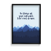 Life is not a race Poster - The Mortal Soul