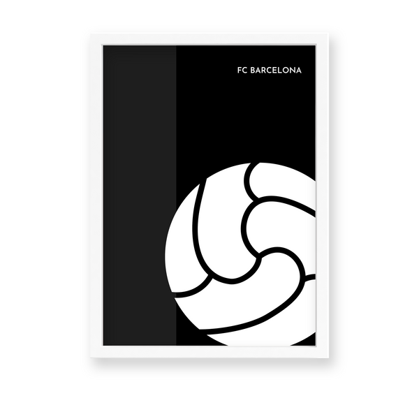 FC Barcelona football logo Dark Premium Wall Art - The Mortal Soul