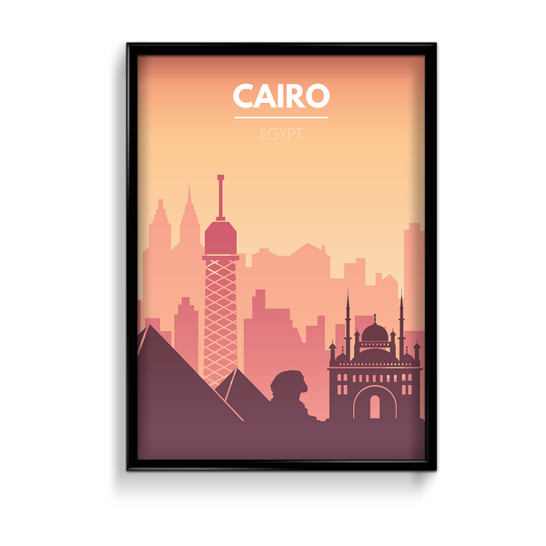 Cairo Minimal Wall Art - The Mortal Soul