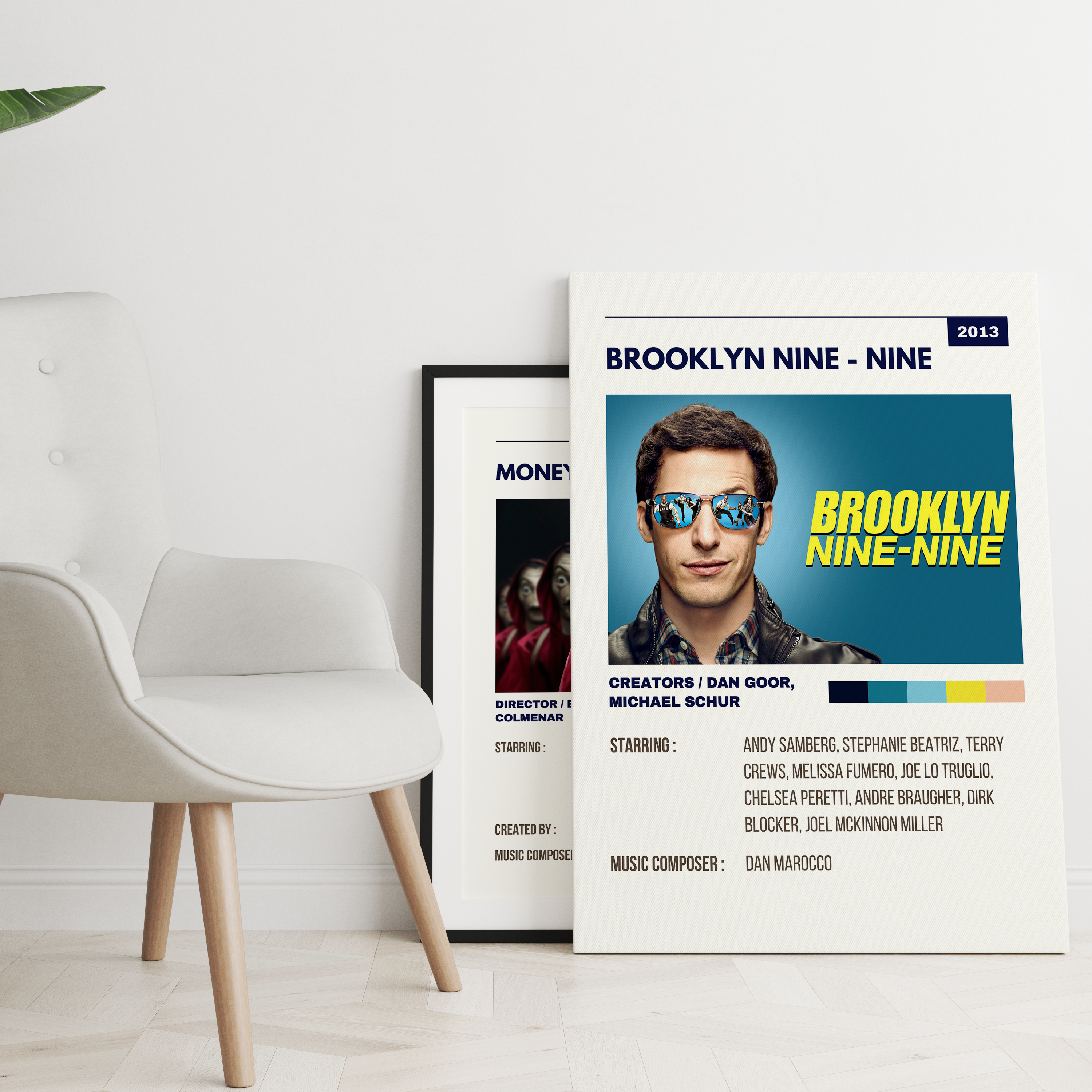Brooklyn Nine Nine Retro Wall Art - The Mortal Soul