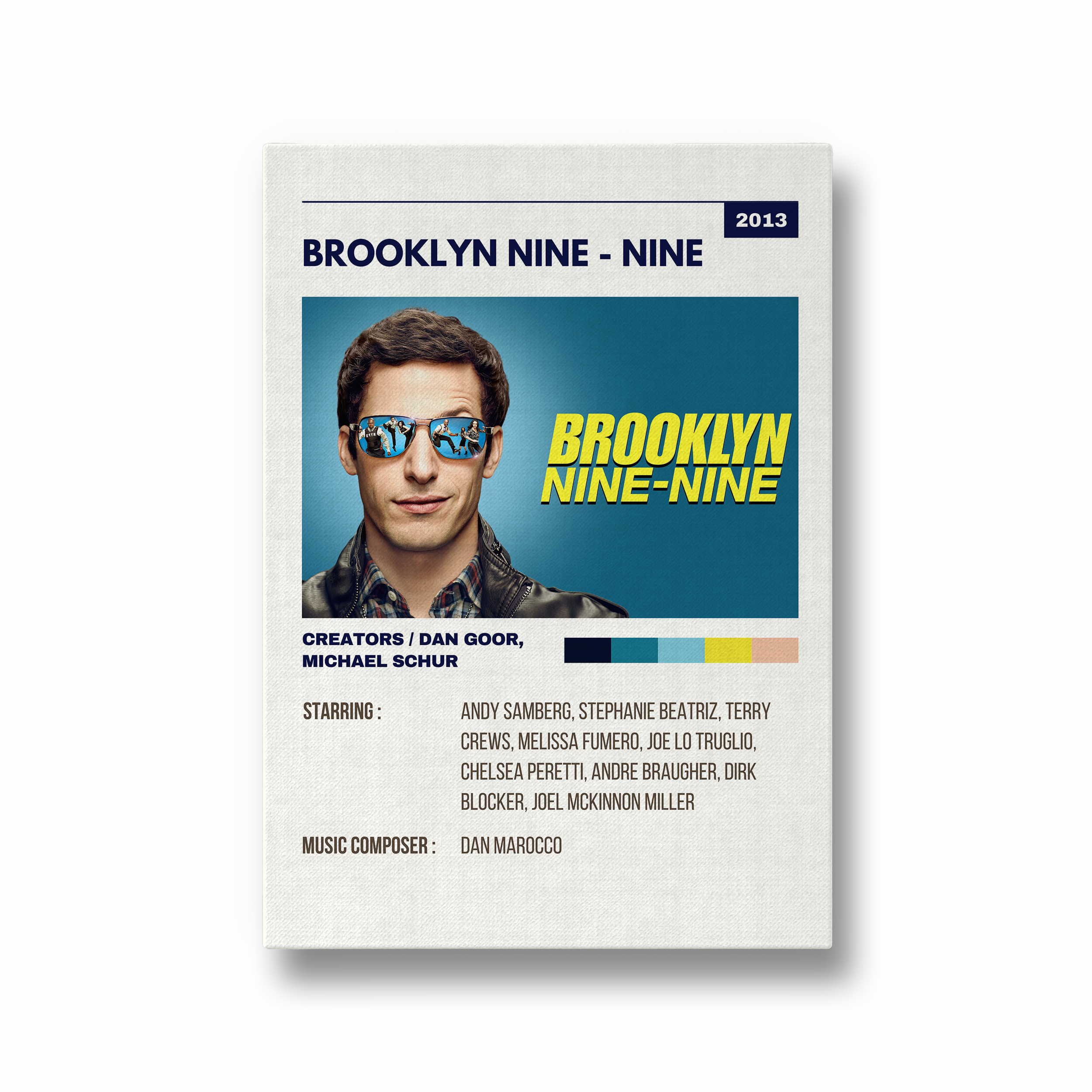 Brooklyn Nine Nine Retro Wall Art - The Mortal Soul