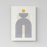 Geometric Lines Art - The Mortal Soul