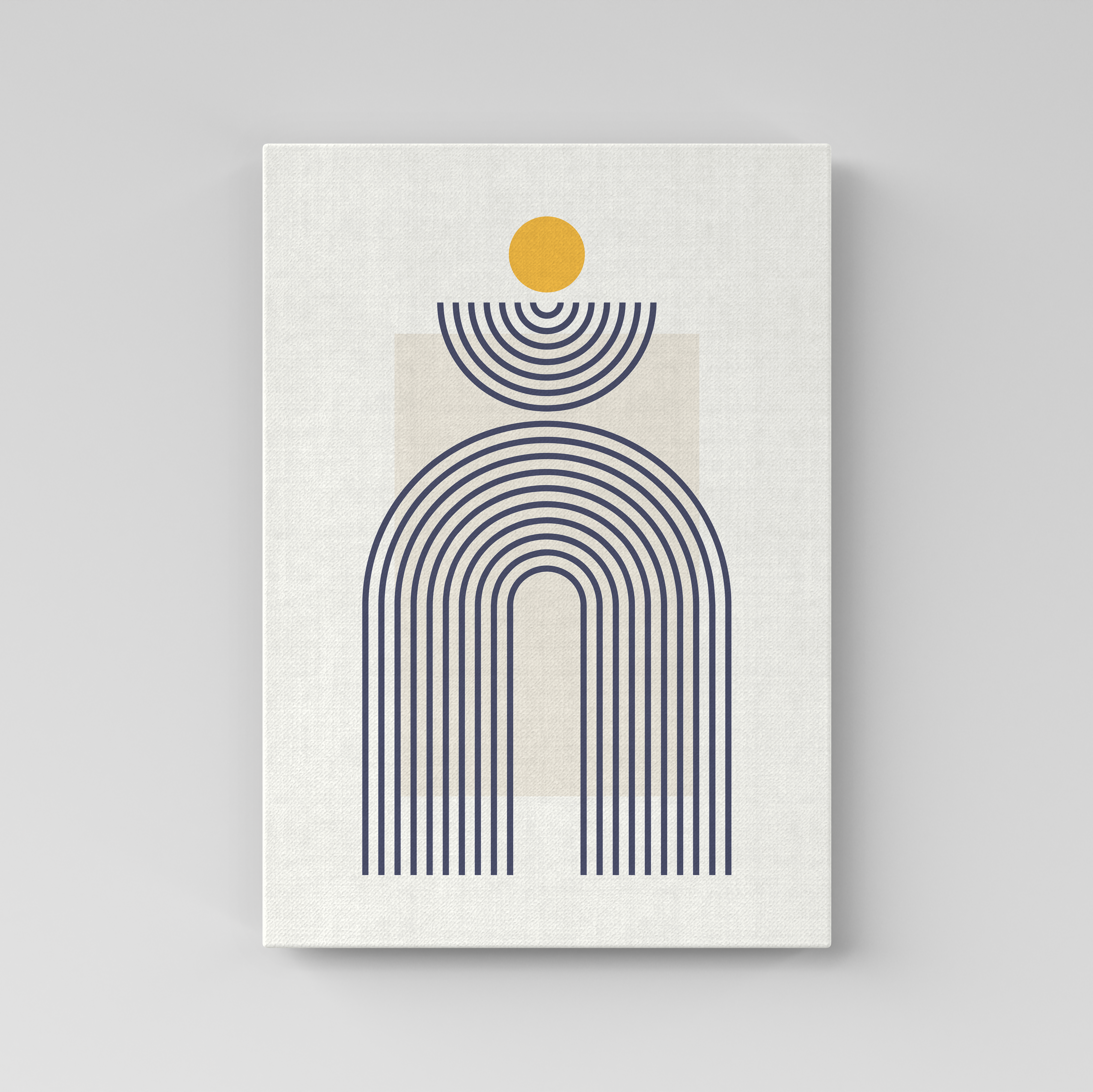 Geometric Lines Art - The Mortal Soul