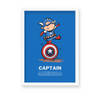 Captain America Kid Poster - The Mortal Soul