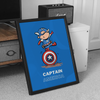 Captain America Kid Poster - The Mortal Soul