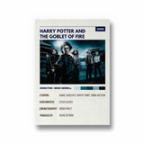 Harry Potter and the Goblet of Fire Retro Wall Art - The Mortal Soul