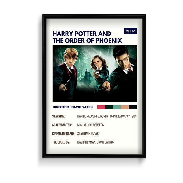 Harry Potter and the Order of Phoenix Retro Wall Art - The Mortal Soul