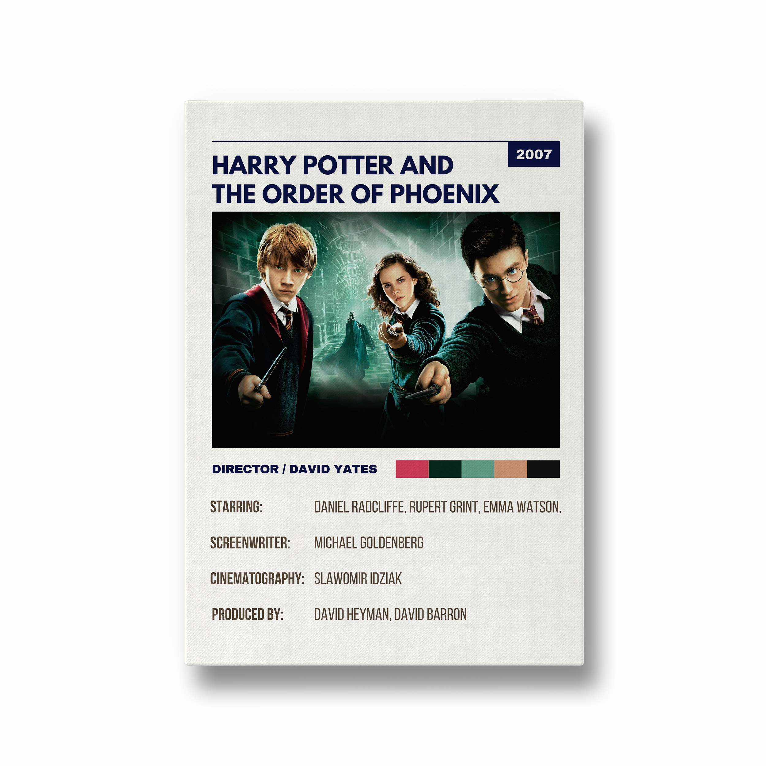 Harry Potter and the Order of Phoenix Retro Wall Art - The Mortal Soul