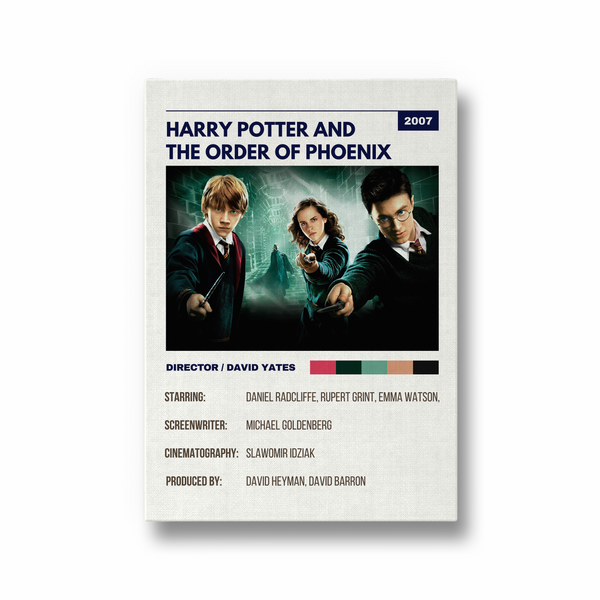 Harry Potter and the Order of Phoenix Retro Wall Art - The Mortal Soul