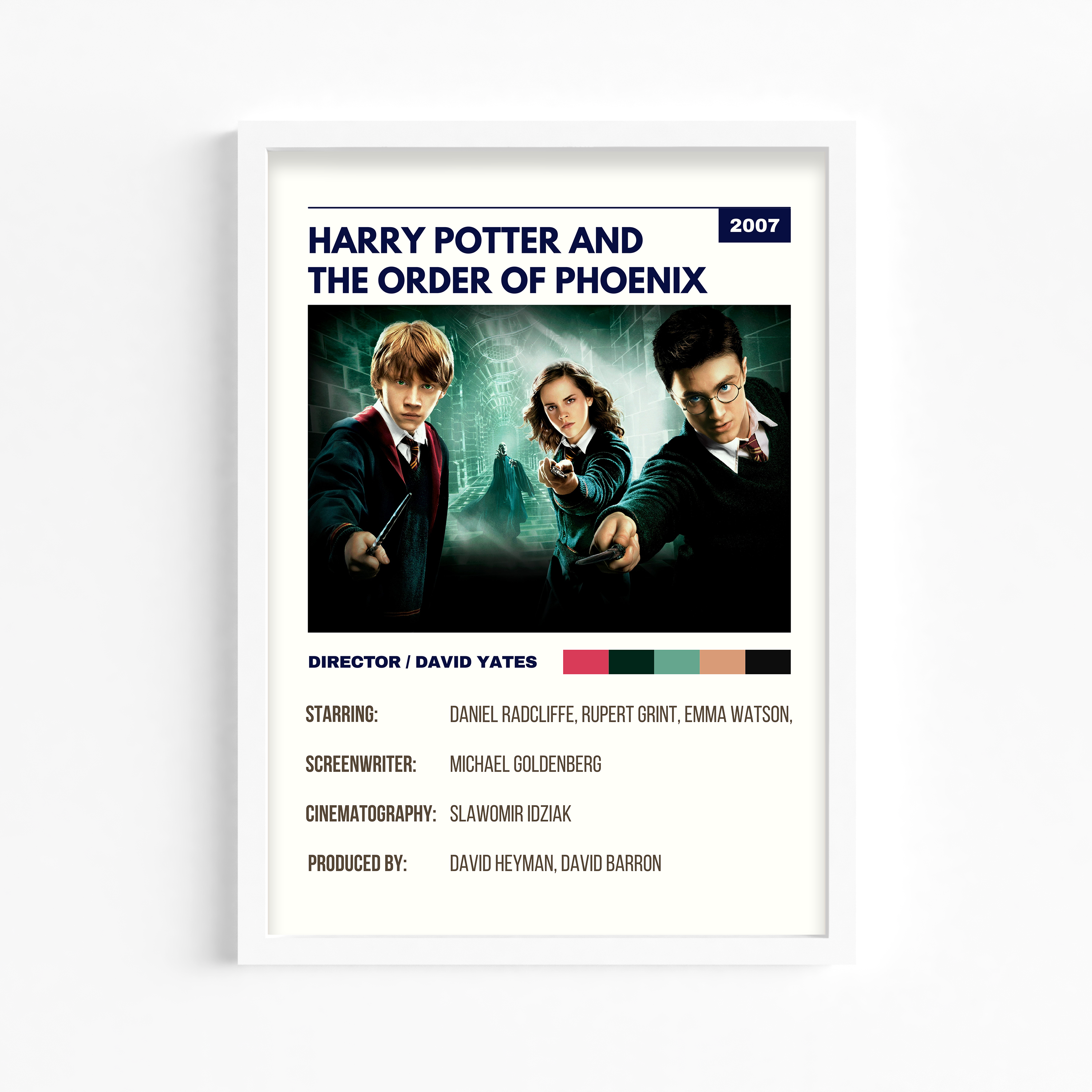 Harry Potter and the Order of Phoenix Retro Wall Art - The Mortal Soul