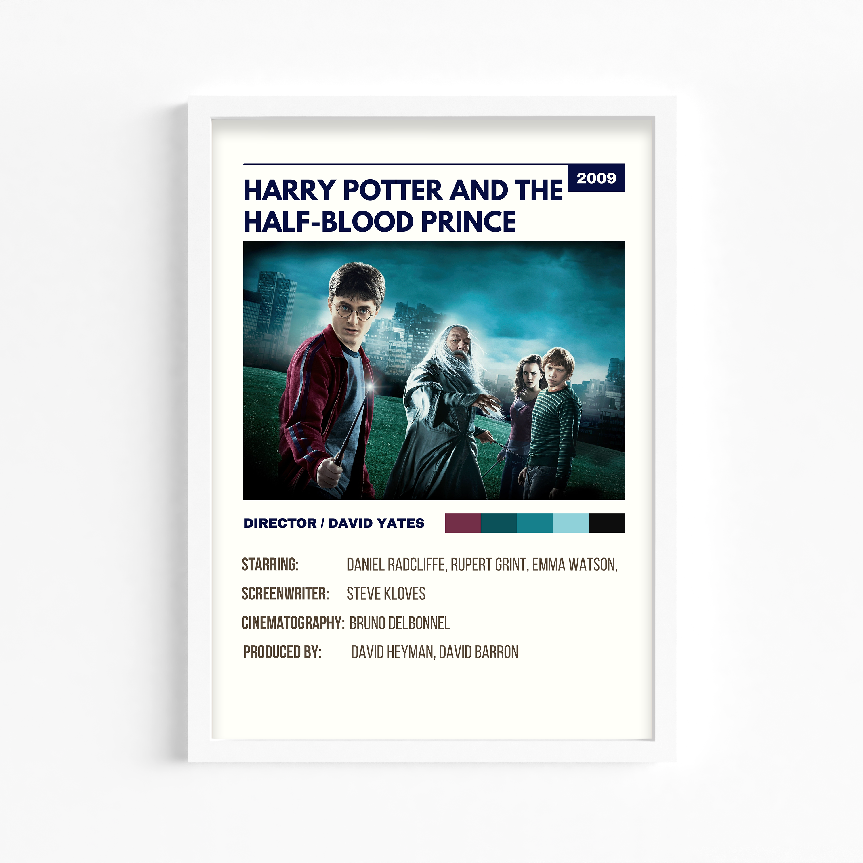 Harry Potter and the half-blood prince Retro Wall Art - The Mortal Soul