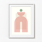 Geometric Lines Style 2 Art - The Mortal Soul