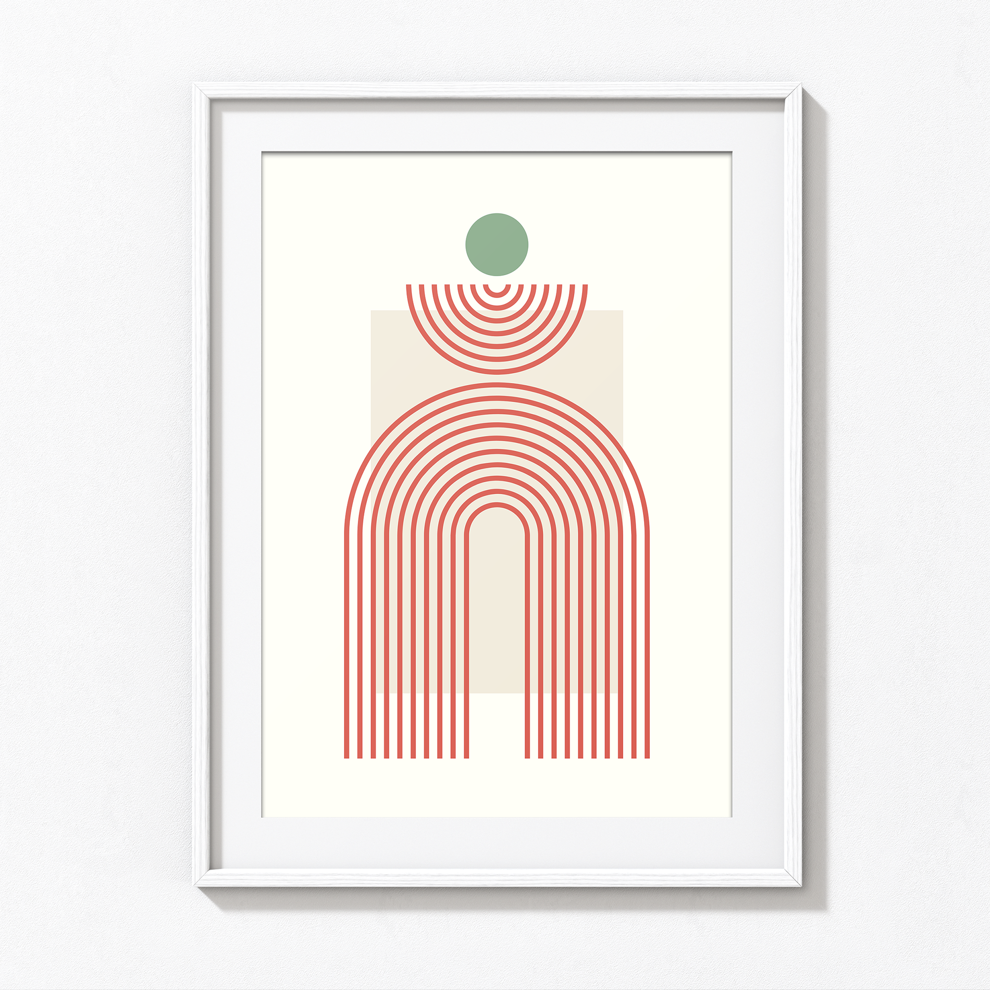 Geometric Lines Style 2 Art - The Mortal Soul