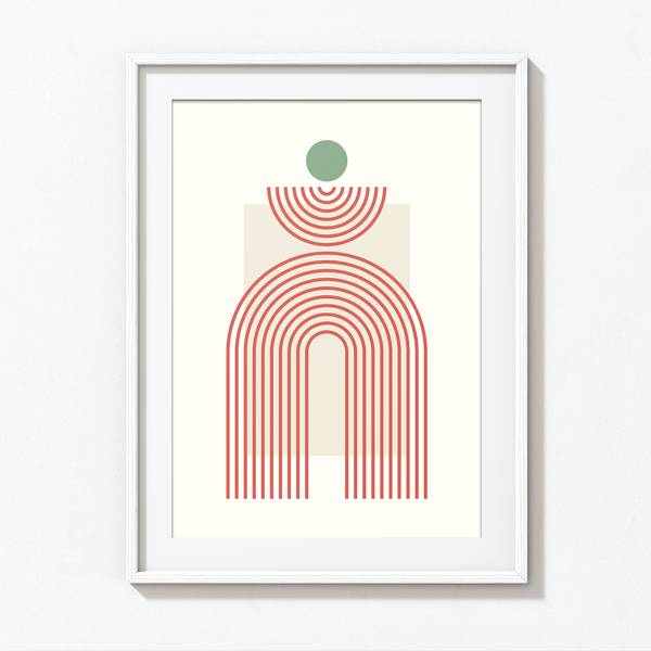 Geometric Lines Style 2 Art - The Mortal Soul