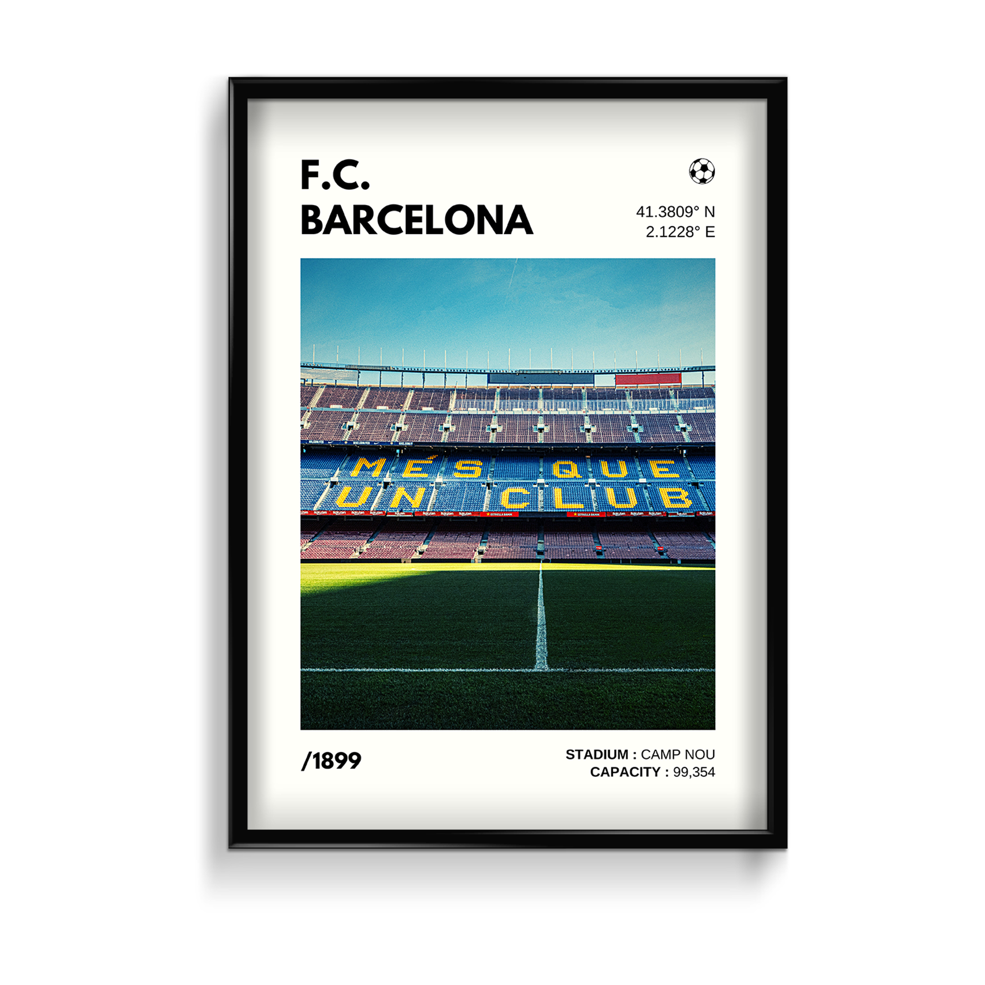 Barcelona Premium Wall Art - Main Image