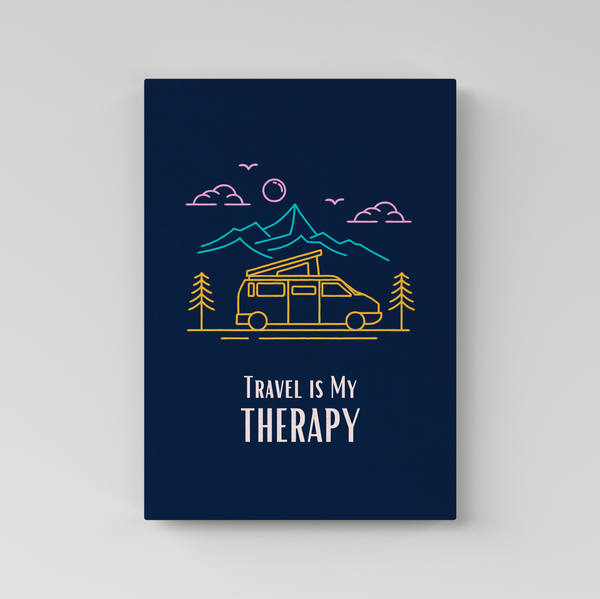 Travel is my therapy Poster - The Mortal Soul
