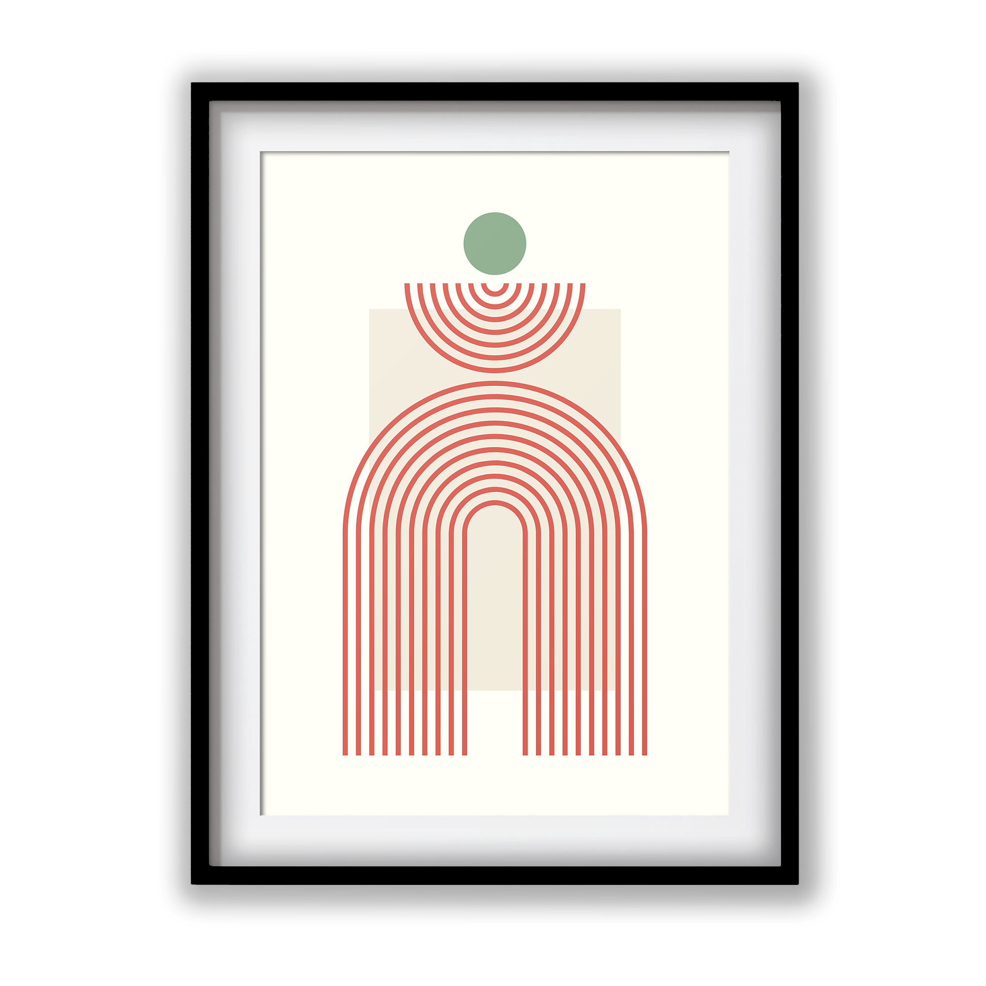 Geometric Lines Style 2 Art - The Mortal Soul