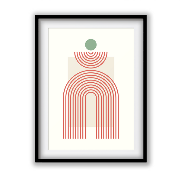 Geometric Lines Style 2 Art - The Mortal Soul