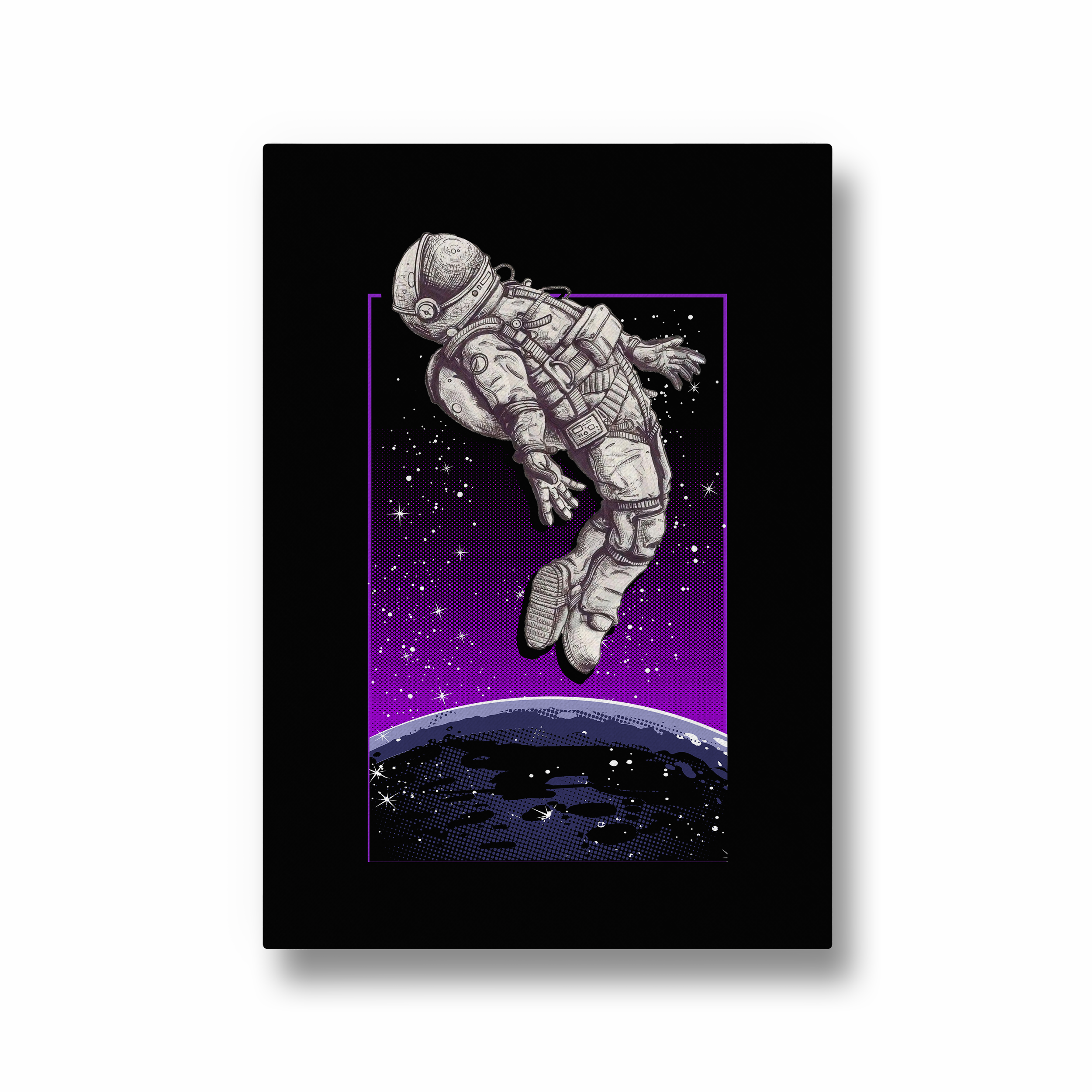 Flying Space Suit - Abstract Poster - The Mortal Soul