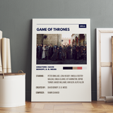 Game of thrones Retro Wall Art - The Mortal Soul