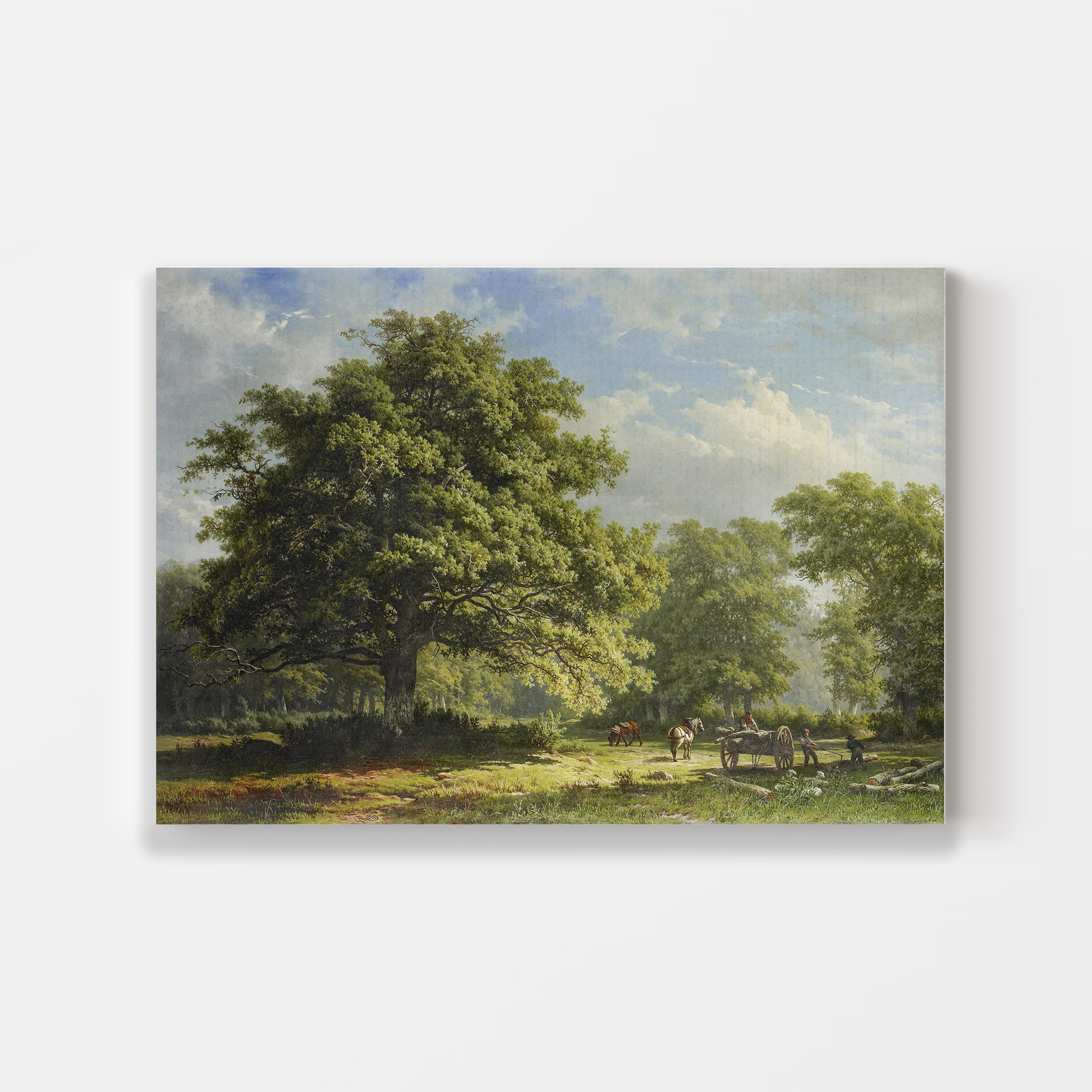 View in the Bentheim Forest by George Andries Roth Wall Art