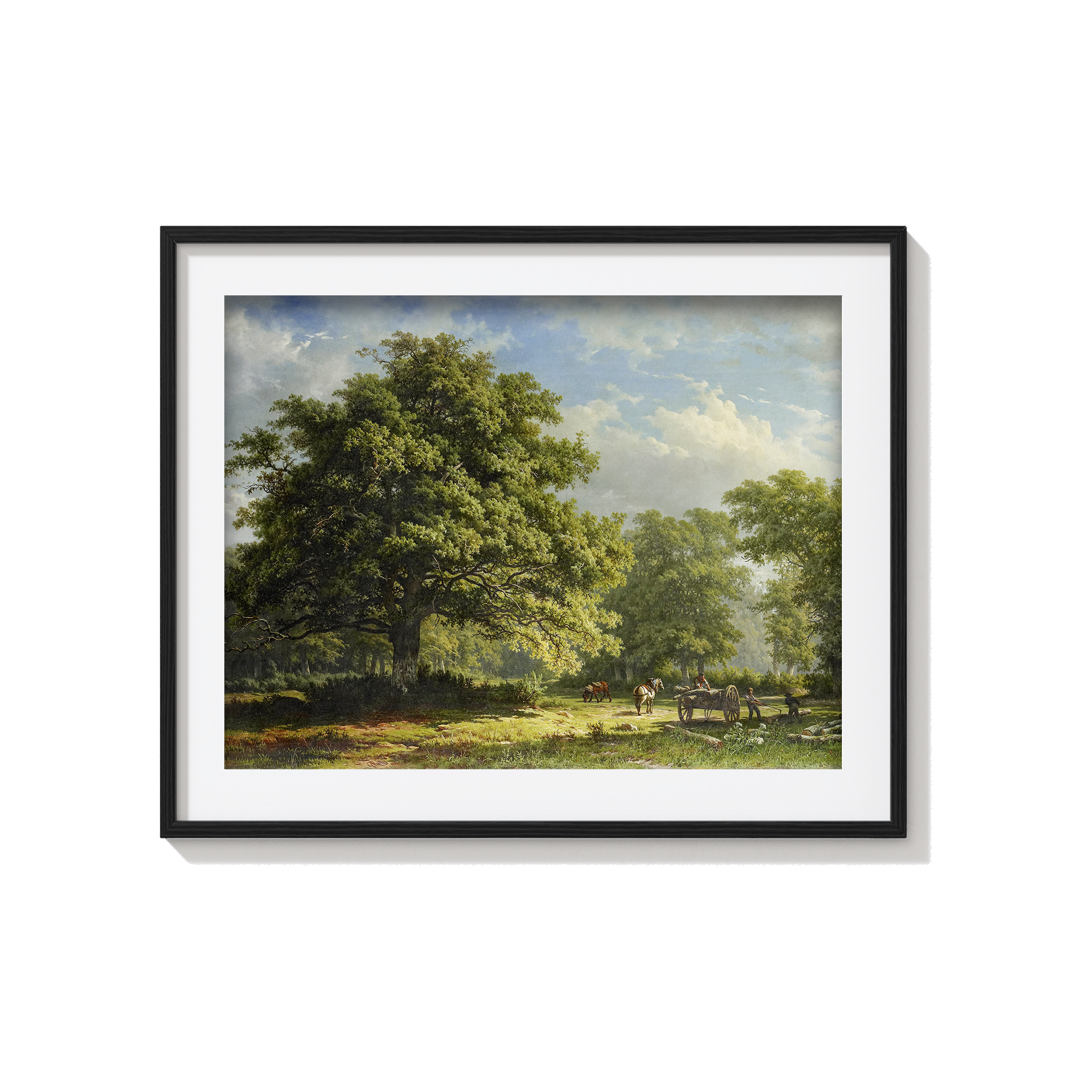 View in the Bentheim Forest by George Andries Roth Wall Art