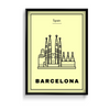 Barcelona Poster - The Mortal Soul