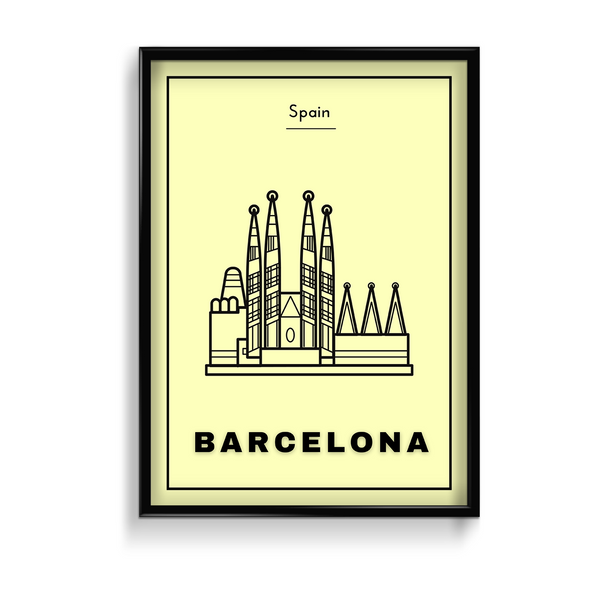 Barcelona Poster - The Mortal Soul